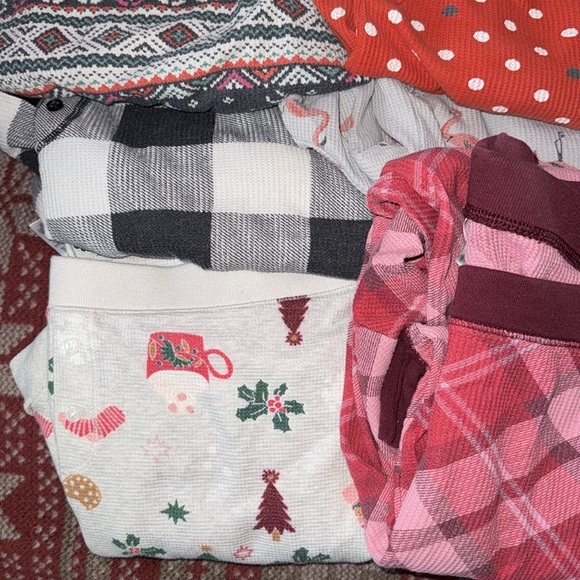 Old navy bundle of 7 thermal pajama leggings - Picture 3 of 4
